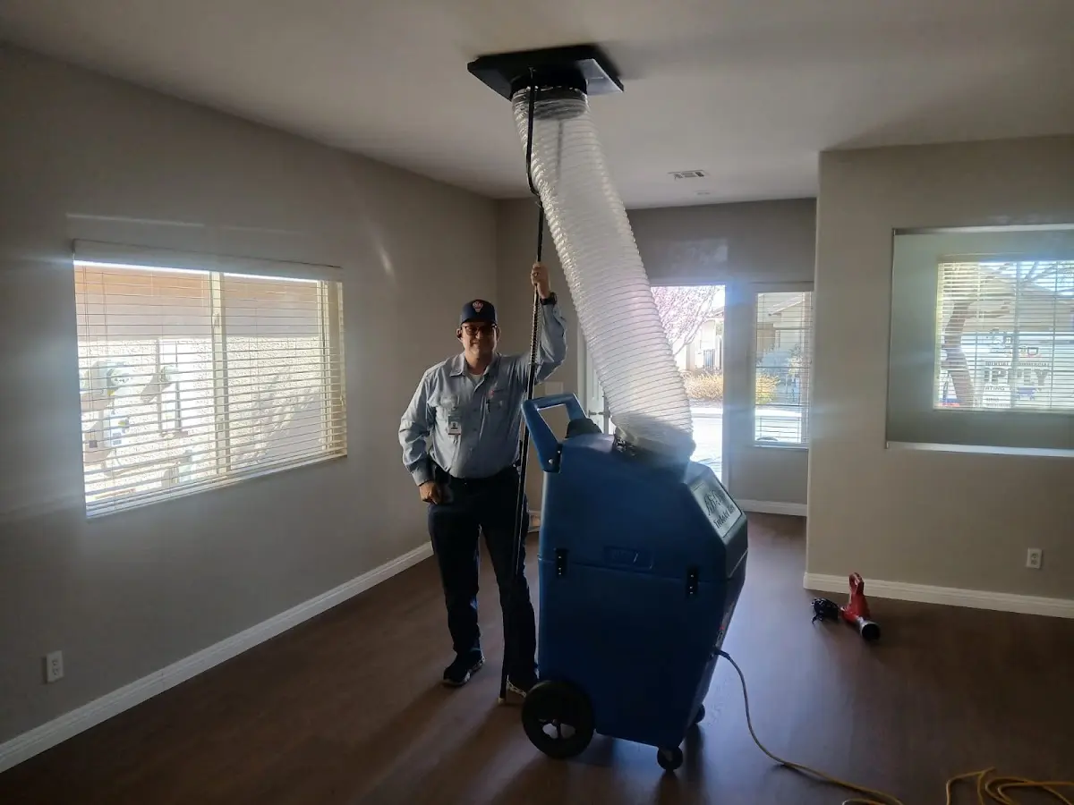 Professional Dryer Vent Cleaning work inside a Boiling Springs home